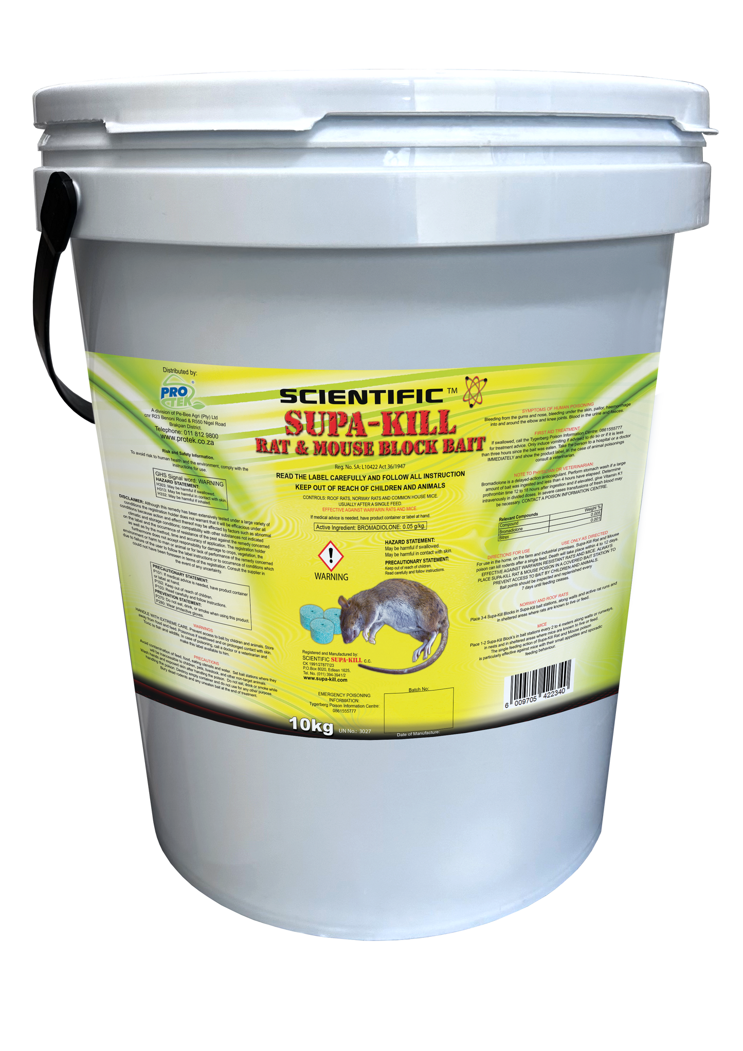 Supa-Kill 3kg & 10kg Poison (Toxic Block Bait)