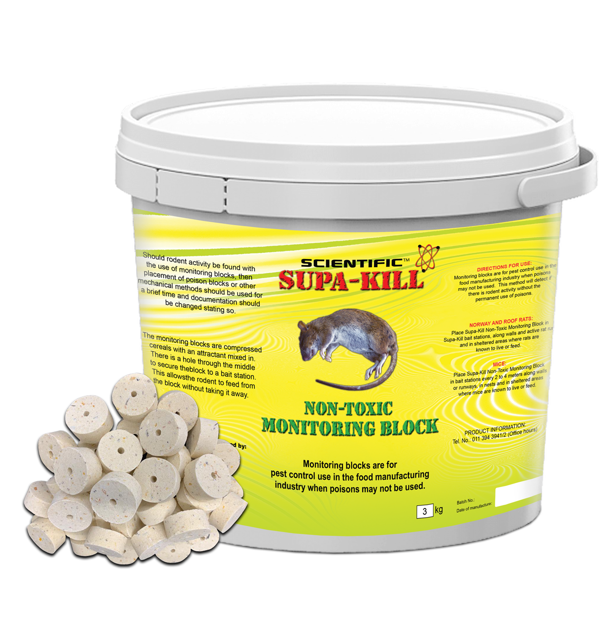 Supa-Kill 3kg & 10kg (Non-Toxic Block Bait)